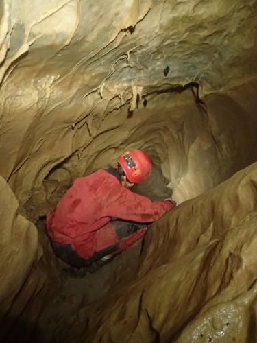 Avant l'étroiture finale